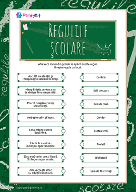 Unde se aplică regulile școlare?