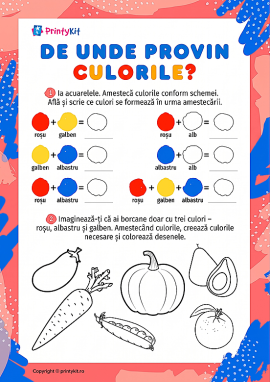 Aflăm de unde provin culorile