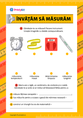 Învățăm să măsurăm corect