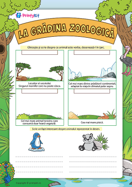 La grădină zoologică: ne facem prieteni cu lumea animalelor