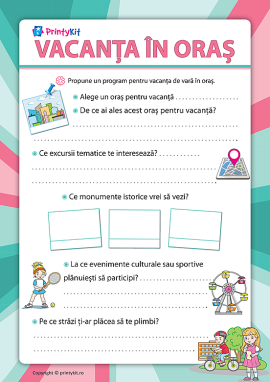 Vacanța în oraș: planificăm timpul liber