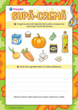 Supă-cremă de dovleac: alcătuim lista de produse