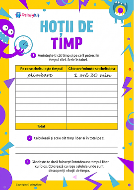 Hoții de timp: planificăm ziua