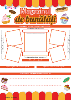 „Deschidem” un magazin de bunătăți