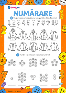 Numărătoarea: învățăm să numărăm