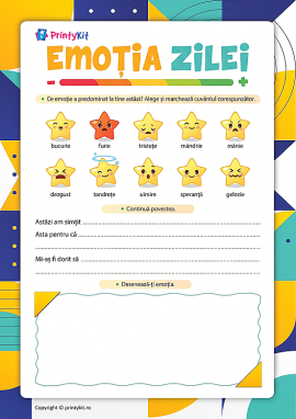 Emoția zilei: lucrăm cu emoțiile