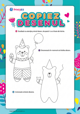 Copiem desenul: dezvoltăm atenția