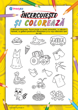 Încercuiește și colorează: analizăm