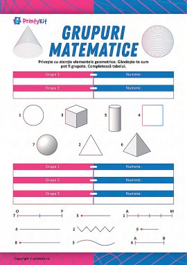 Grupuri matematice: gândim logic